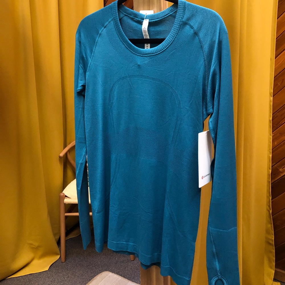 Lululemon Teal Swifty Tech Long Sleeve